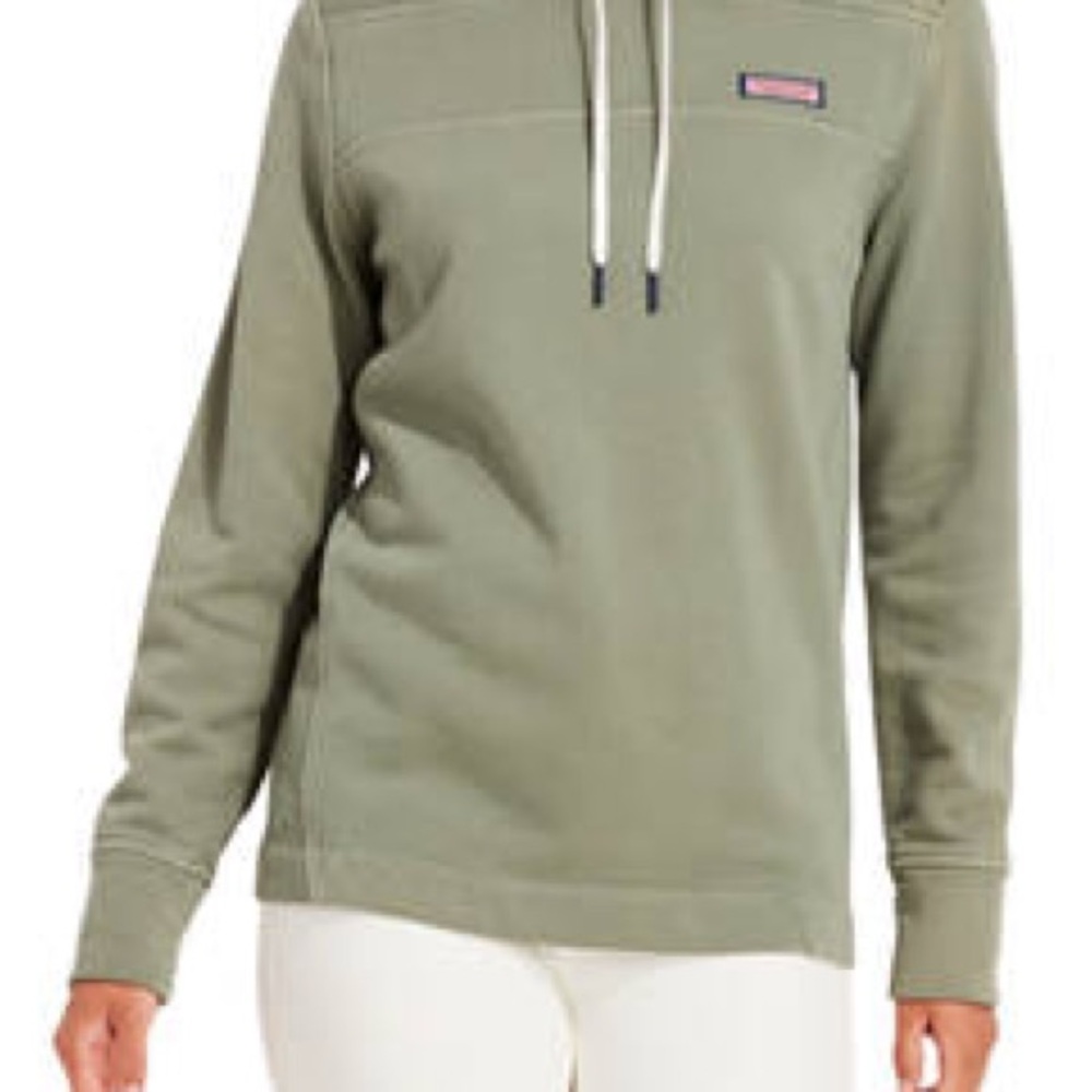 VINEYARD VINES GARMENT DYED FUNNEL NECK SHEP SHIRT SWEATER - Picture 4 of 12